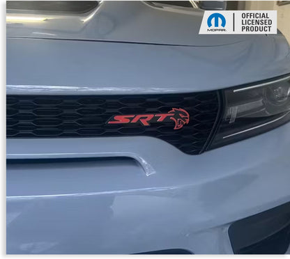 SRT Emblem Overlay Decals - 2018 - 2023 Dodge Charger SRT Hellcat - Speedlogix