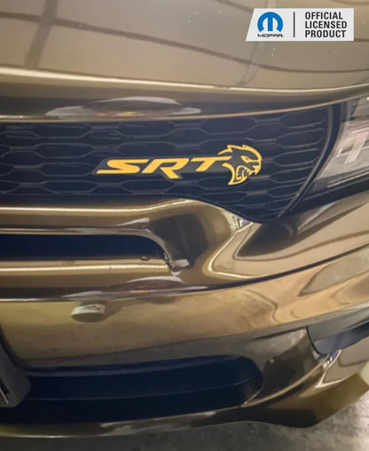 SRT Emblem Overlay Decals - 2018 - 2023 Dodge Charger SRT Hellcat - Speedlogix