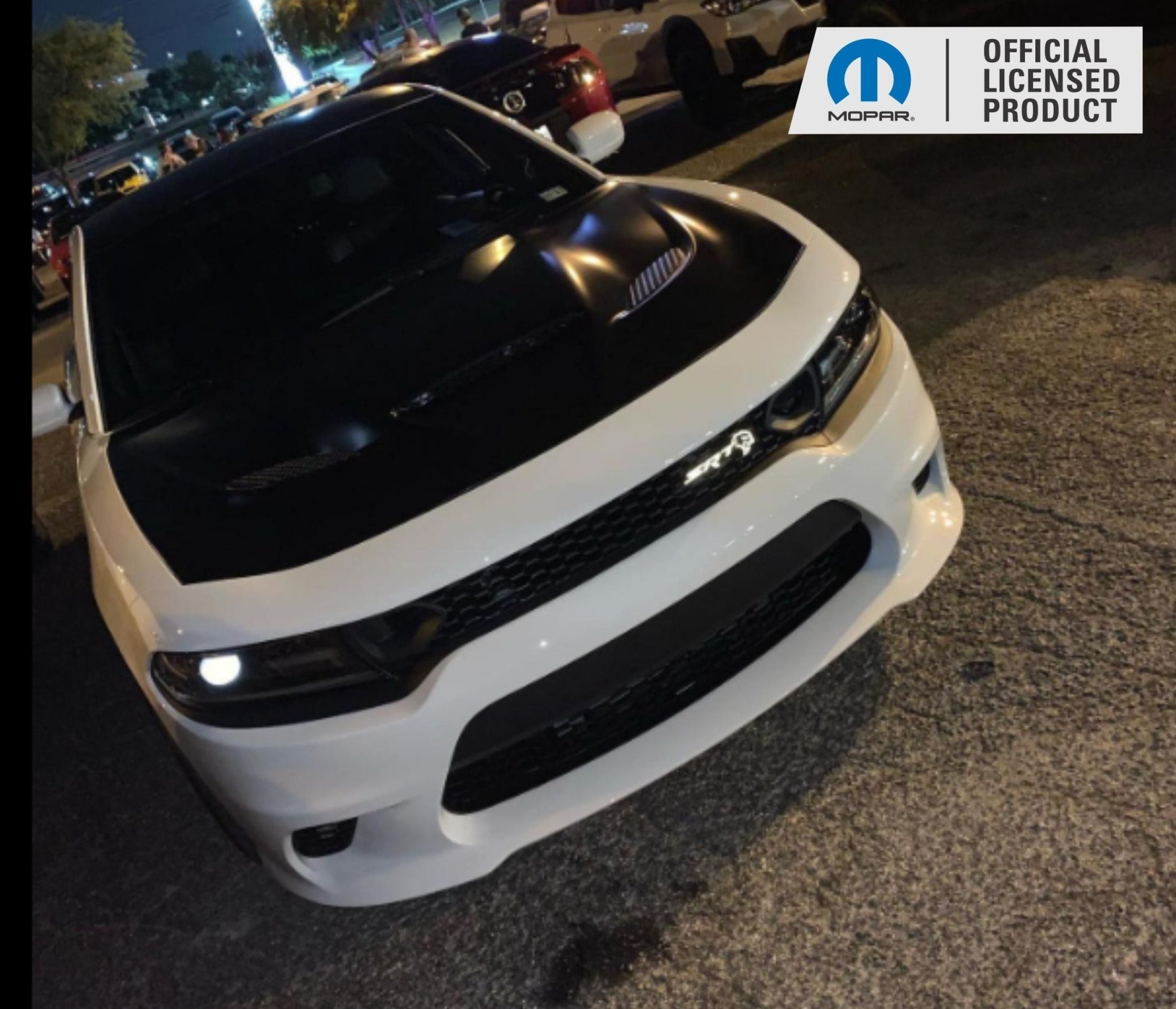 SRT Emblem Overlay Decals - 2018 - 2023 Dodge Charger SRT Hellcat - Speedlogix