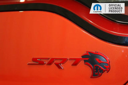 SRT Emblem Overlay Decals - 2018 - 2023 Dodge Charger SRT Hellcat - Speedlogix