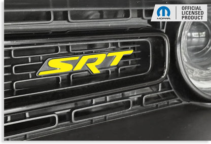 SRT Front and Rear Badge Overlay Decals - 2015 - 2018 Dodge Challenger SRT 392 - Speedlogix