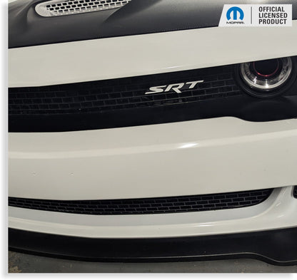 SRT Front and Rear Emblem Overlay Decals - 2017 Challenger SRT Hellcat - Speedlogix