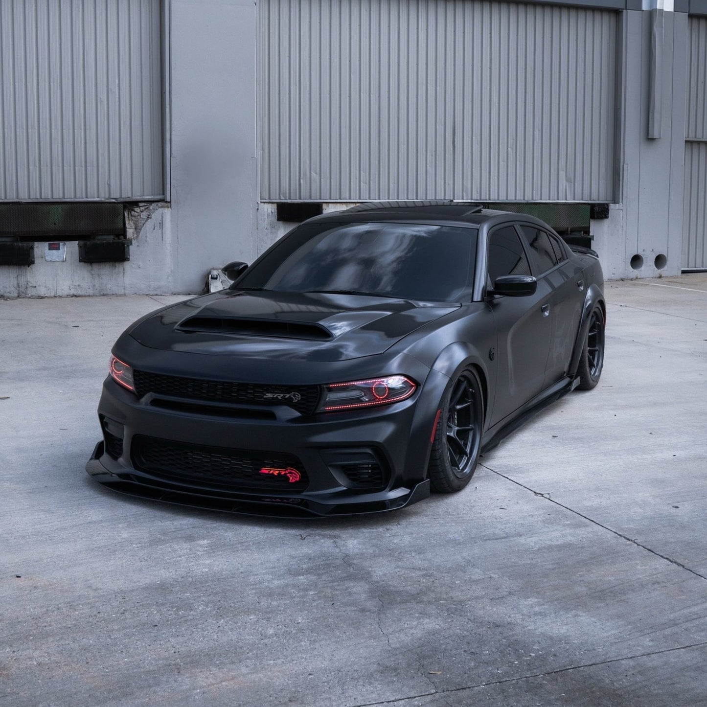 SRT Hellcat LED Emblem Badge: (Multicolor) - Speedlogix