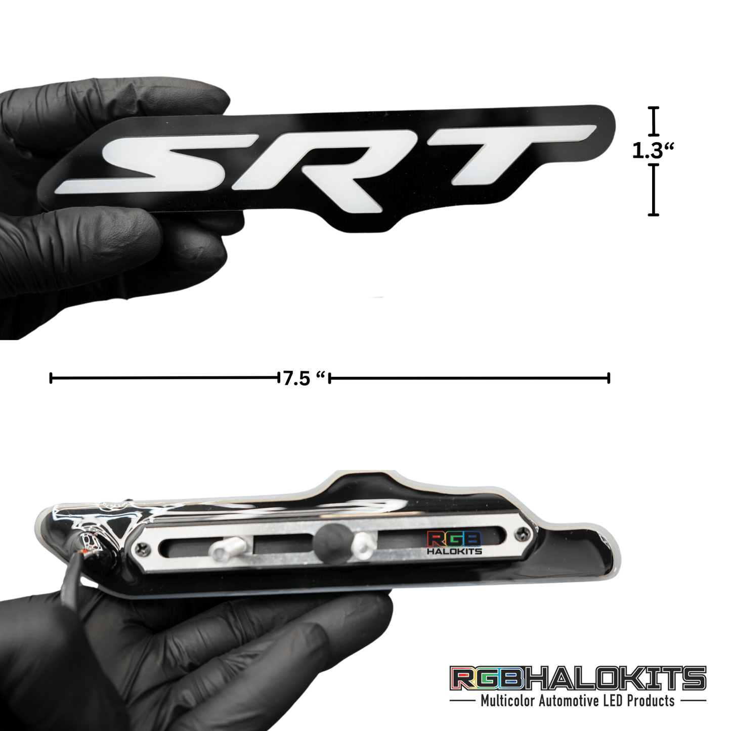 SRT LED Emblem Badge: (Multicolor) - Speedlogix