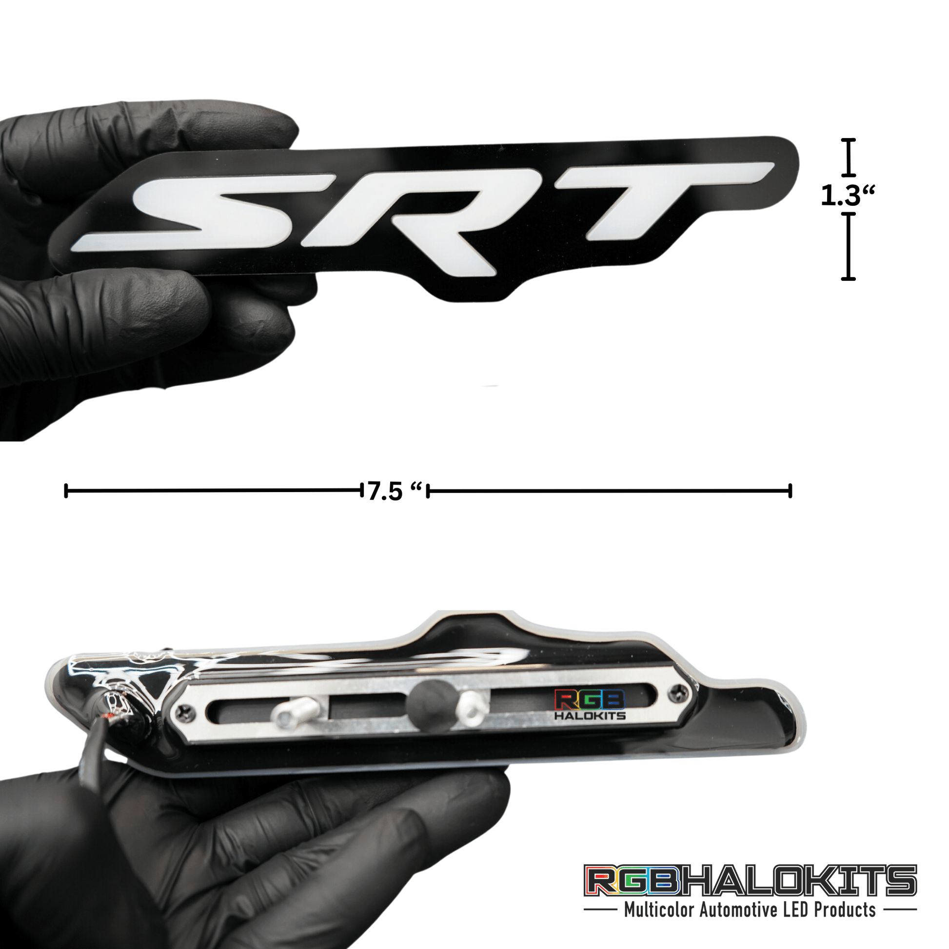 SRT LED Emblem Badge: (Multicolor) - Speedlogix
