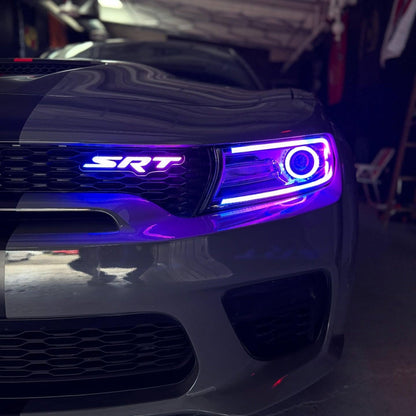 SRT LED Emblem Badge: (Multicolor) - Speedlogix