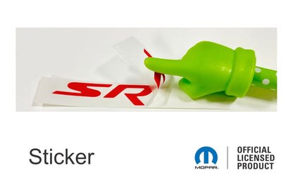 SRT Steering Wheel Emblem Overlay Decal - 15 - 23 Charger SRT - Speedlogix