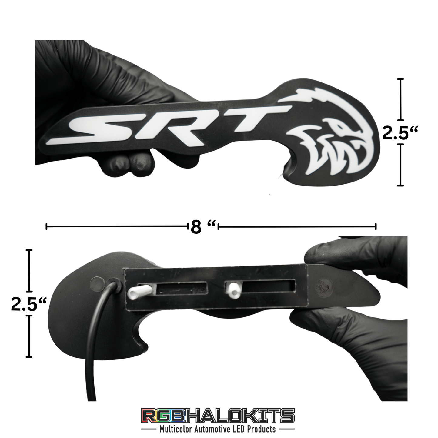 SRT Trackhawk Hellhawk LED Emblem: (Multicolor Flow) - Speedlogix