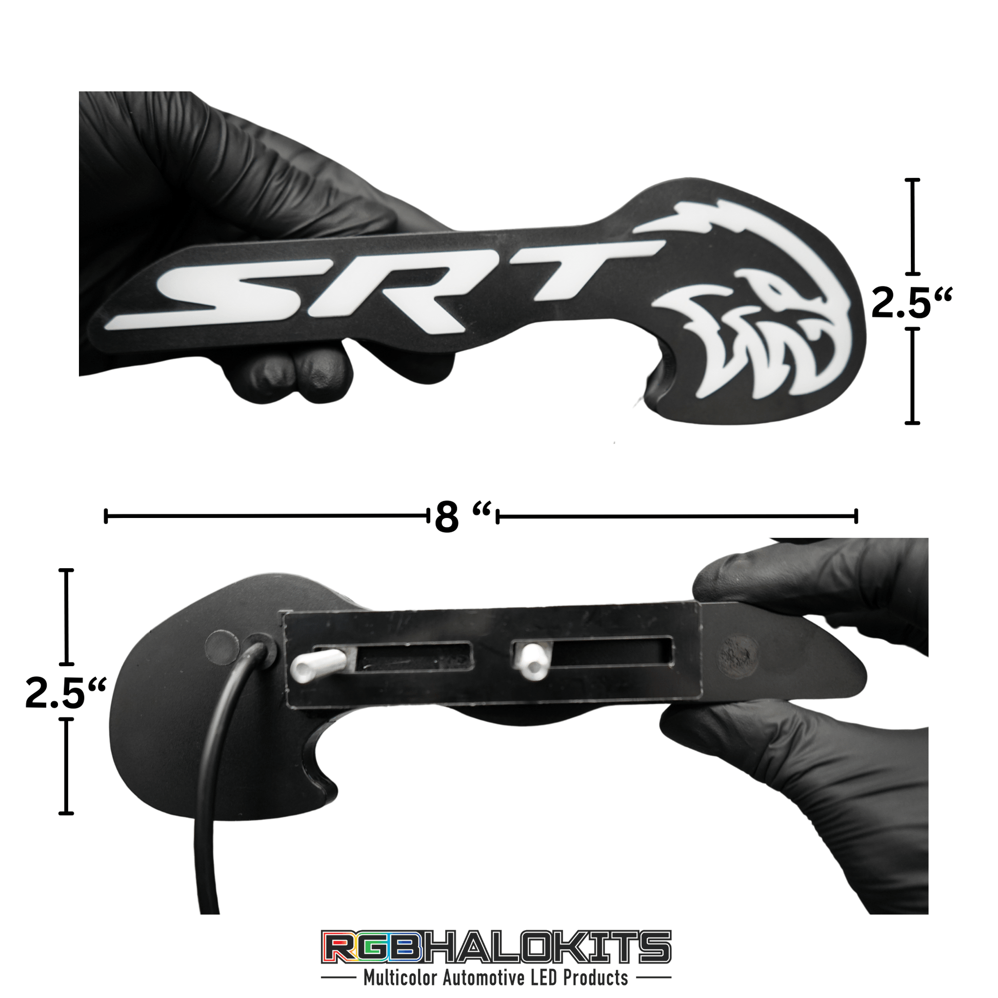 SRT Trackhawk Hellhawk LED Emblem: (Multicolor Flow) - Speedlogix