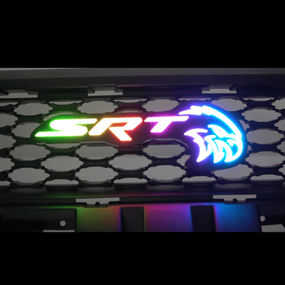 SRT Trackhawk Hellhawk LED Emblem: (Multicolor Flow) - Speedlogix