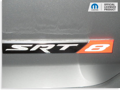 SRT8 Trunk Emblem Overlay Decal - 2008 - 2014 Challenger SRT8 - Speedlogix