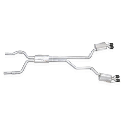 Stainless Works Cat - Back Exhaust, Black Tips 2020 - 2024 Explorer ST - Speedlogix