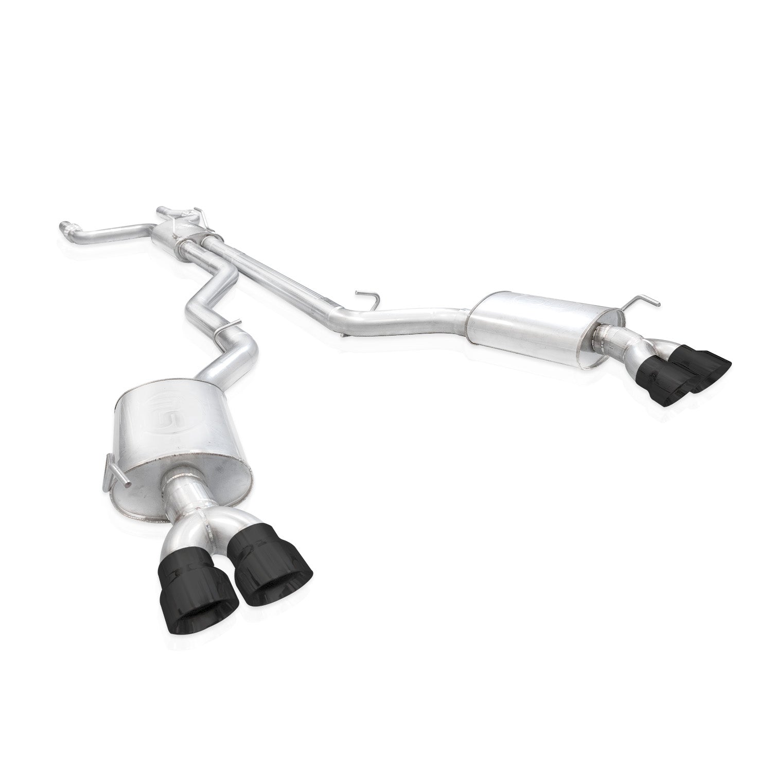 Stainless Works Cat - Back Exhaust, Black Tips 2020 - 2024 Explorer ST - Speedlogix