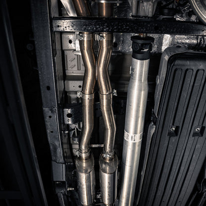 Stainless Works Cat - Back Exhaust, Black Tips 2023 - 2025 Raptor R - Speedlogix