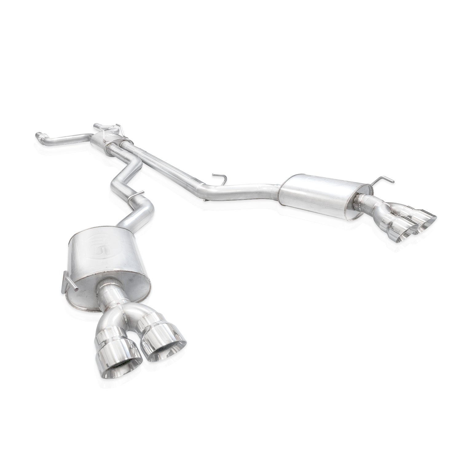 Stainless Works Cat - Back Exhaust, Polished Tips 2020 - 2024 Explorer ST - Speedlogix