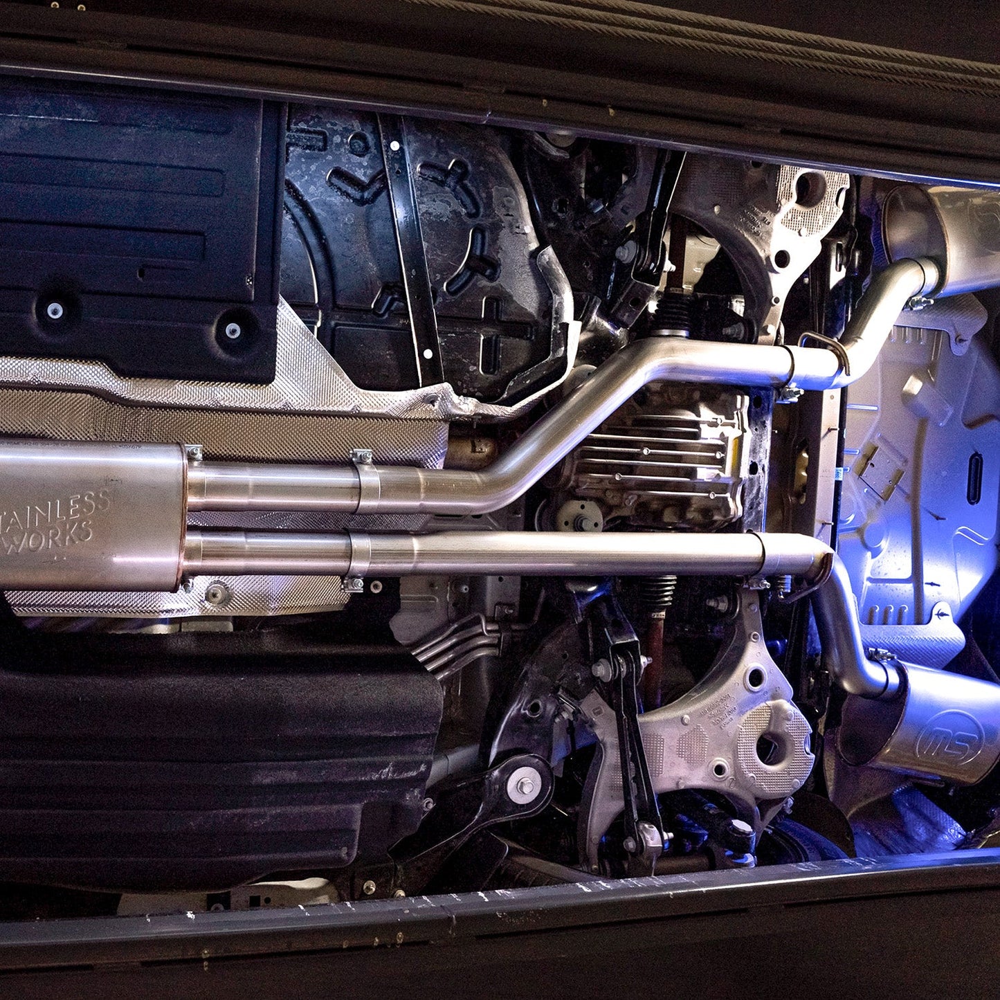 Stainless Works Cat - Back Exhaust, Polished Tips 2020 - 2024 Explorer ST - Speedlogix