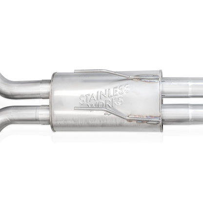 Stainless Works Cat - Back Exhaust, Polished Tips 2020 - 2024 Explorer ST - Speedlogix