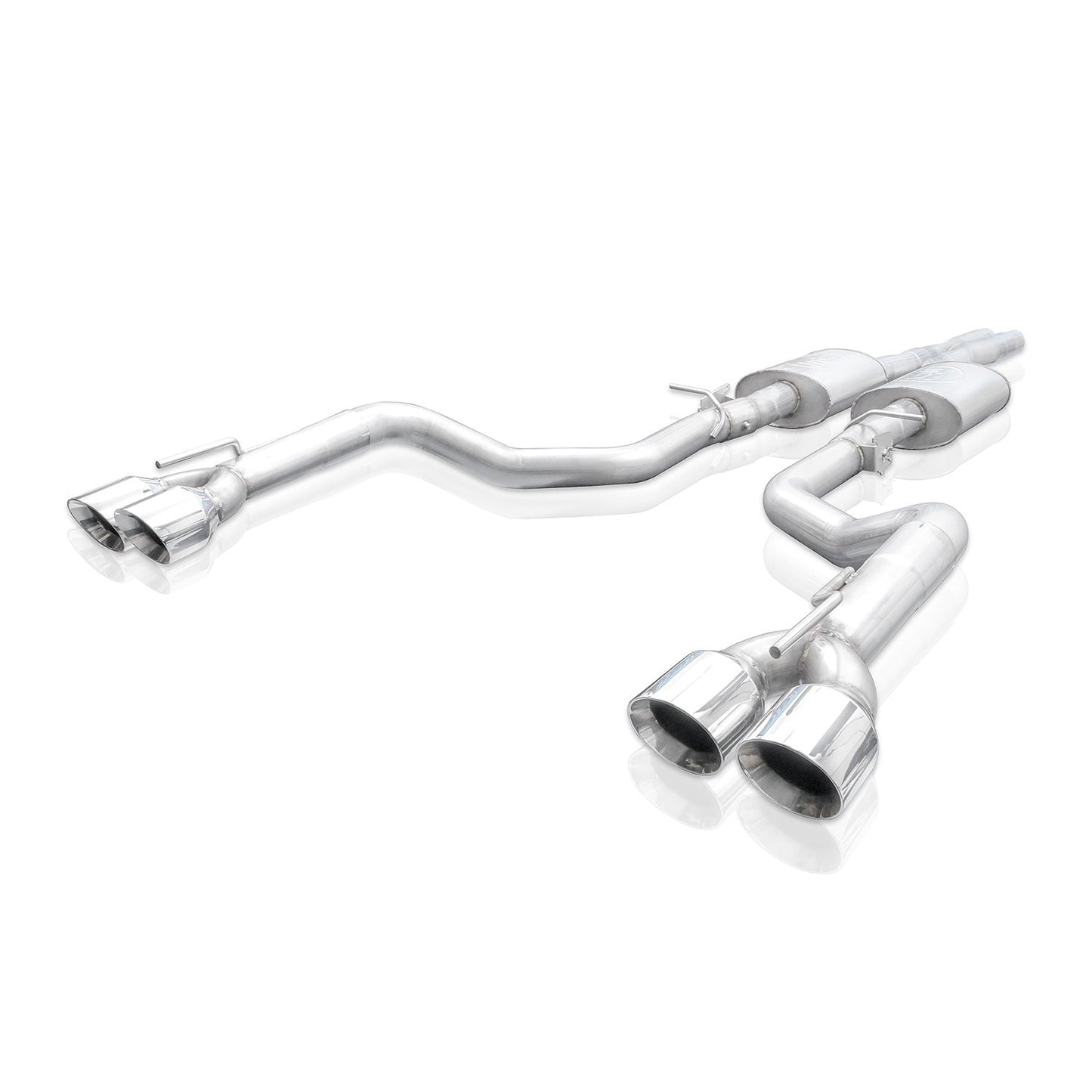 Stainless Works Redline Cat - Back Exhaust, Quad Tips 2015 - 2023 Challenger 6.2L/392/6.4L - Speedlogix