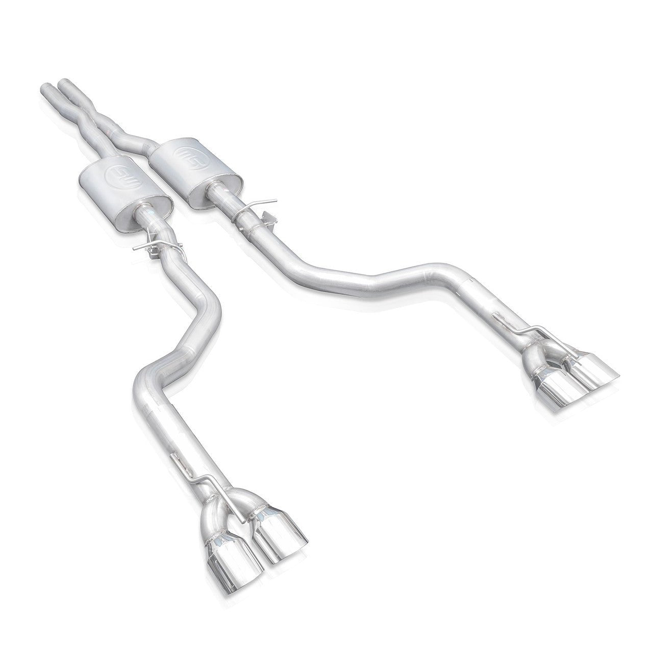 Stainless Works Redline Cat - Back Exhaust, Quad Tips 2015 - 2023 Challenger 6.2L/392/6.4L - Speedlogix