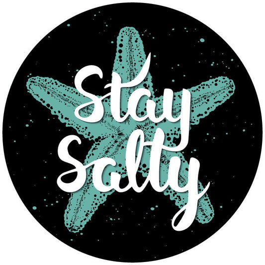 Stay Salty Starfish Spare Tire Cover for Jeep, Bronco, RV, Van, Campers, & More - Speedlogix