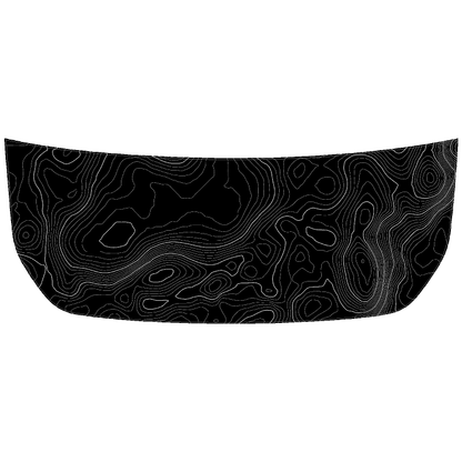Stealth Topographic Map Hood Overlay (Printed Series) - 2021+ Bronco