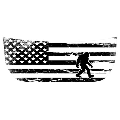 Stealth Clear American Flag Hood Overlay - 2021+ Bronco - Speedlogix