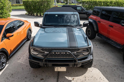 Stealth Clear Badlands Topographic Map Hood Overlay - 2021+ Bronco