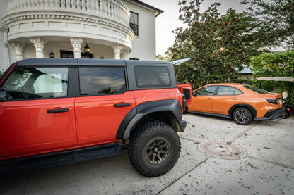 Stealth Clear Hardtop Side Window Overlays - 2021+ Bronco 4 Door - Speedlogix