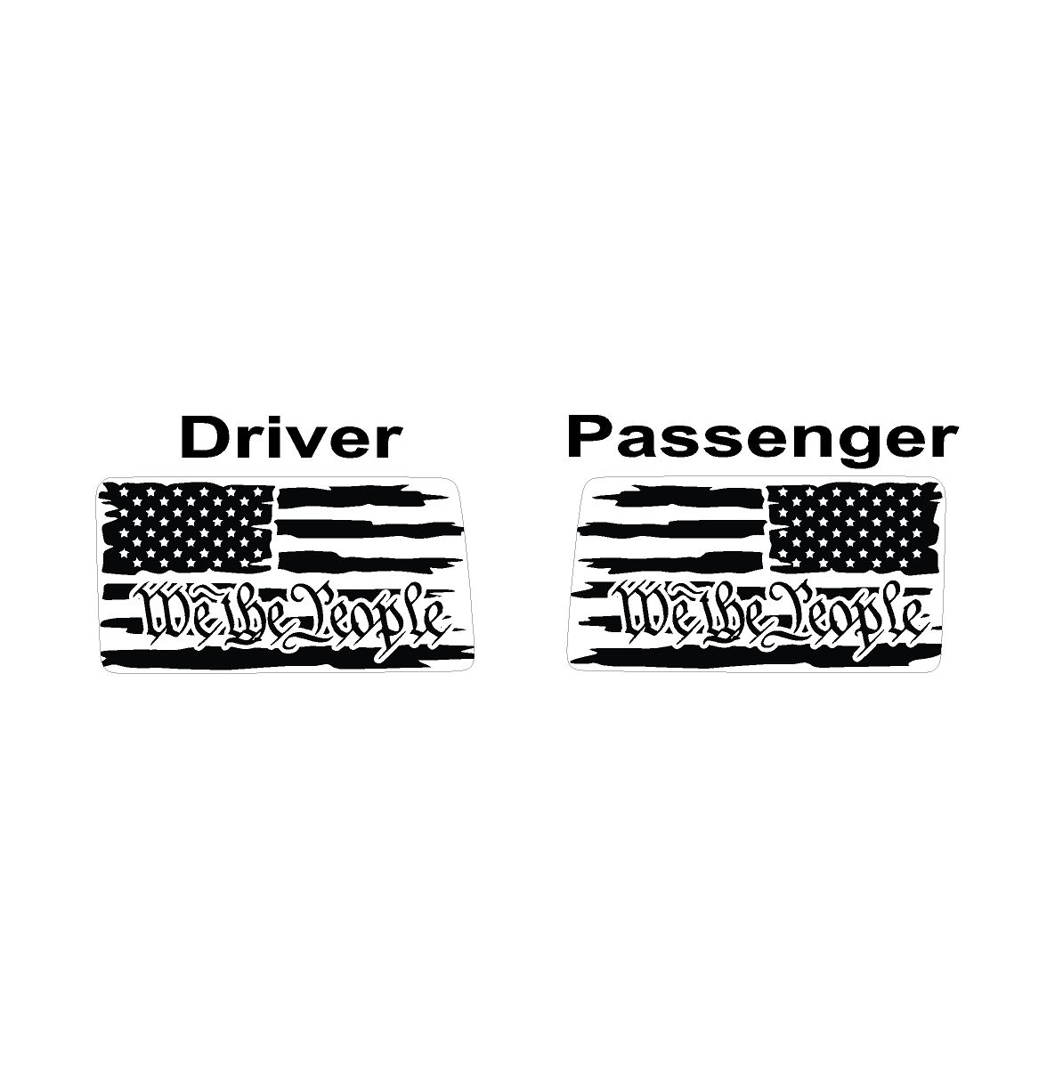 Stealth Clear Hardtop Side Window Overlays - 2021+ Bronco 4 Door - Speedlogix