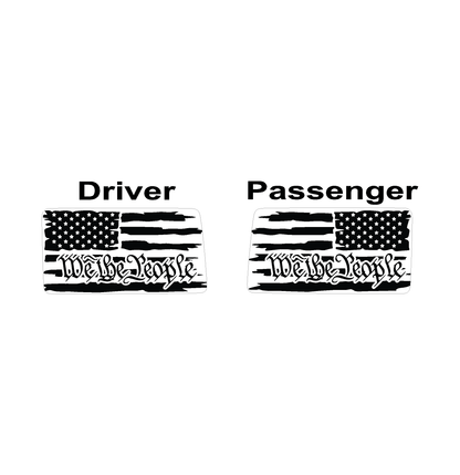 Stealth Clear Hardtop Side Window Overlays - 2021+ Bronco 4 Door - Speedlogix