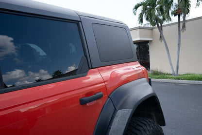 Stealth Clear Hardtop Side Window Overlays - 2021+ Bronco 4 Door - Speedlogix