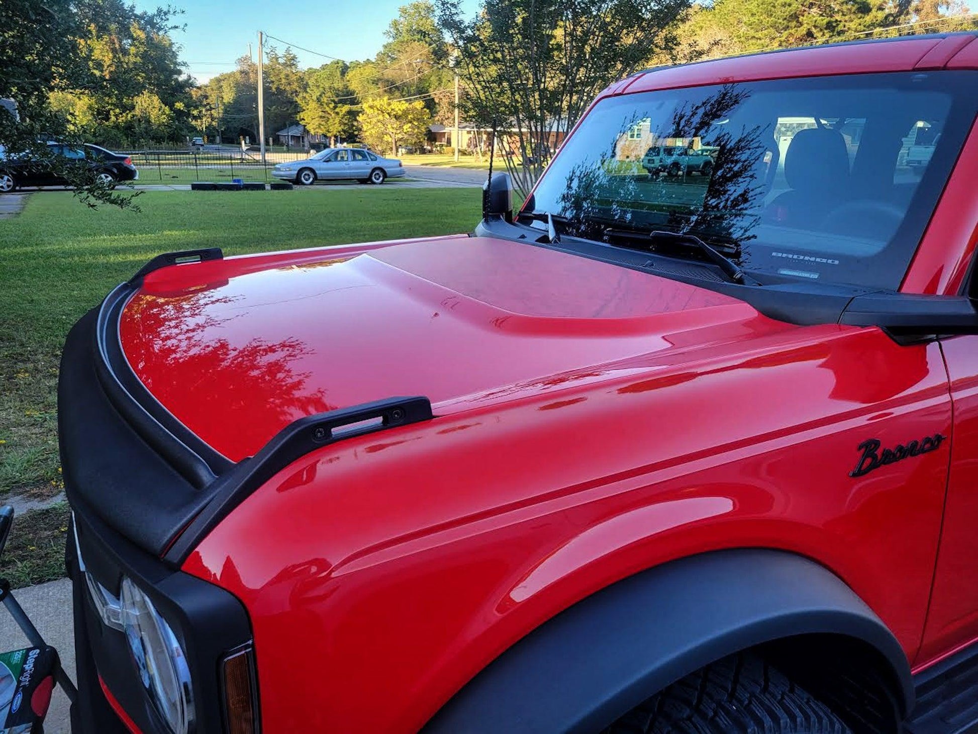 Stealth Clear Moab Topographic Map Hood Overlay - 2021+ Bronco - Speedlogix