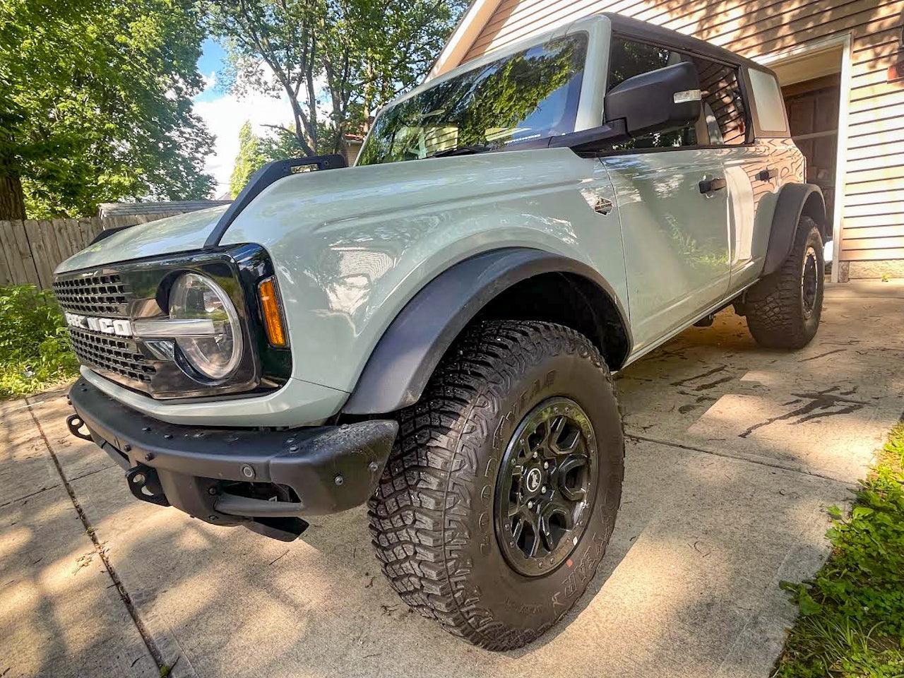 Stealth Paint Matched Side Window Overlays - 2021+ Bronco 4 Door - Speedlogix