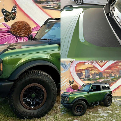 Stealth Topographic Map Hood Overlay (Printed Series) - 2021+ Bronco - Speedlogix