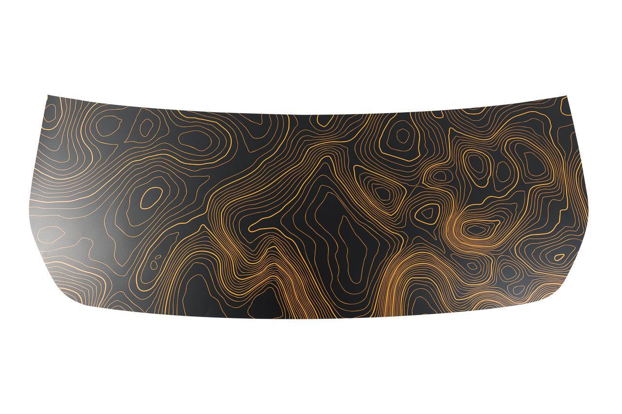 Stealth Topographic Map Hood Overlay (Printed Series) - 2021+ Bronco - Speedlogix