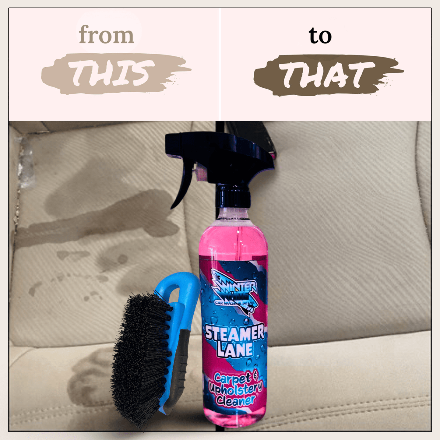 Steamer Lane Carpet & Upholstery Cleaner (16 Fl oz) - Speedlogix