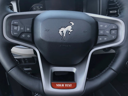 Steering Wheel Accent Overlay Fits 2021 - 2026 Ford Bronco - Speedlogix