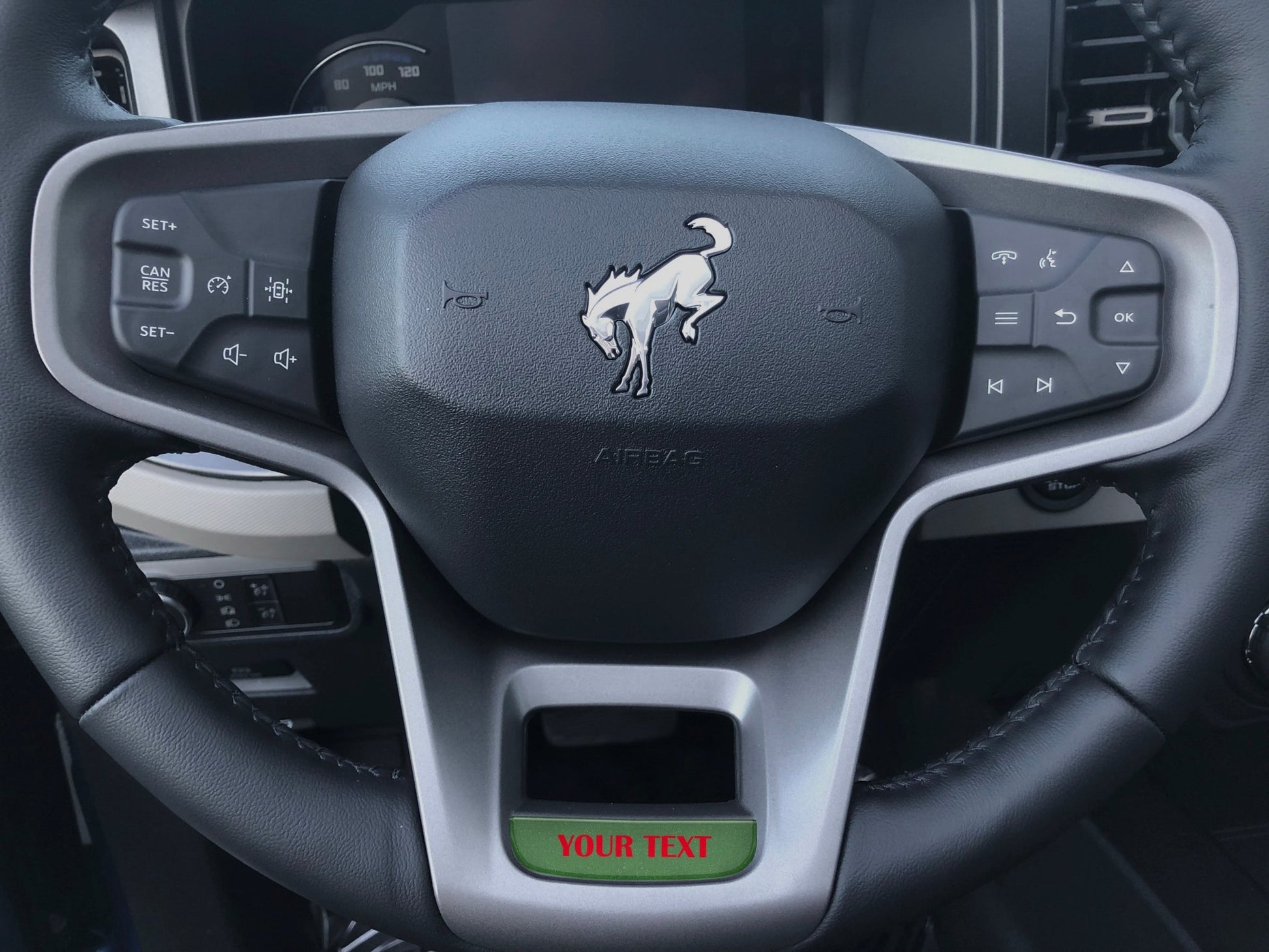 Steering Wheel Accent Overlay Fits 2021 - 2026 Ford Bronco - Speedlogix
