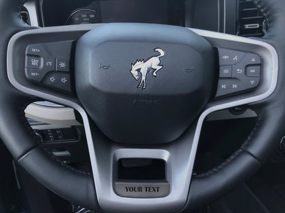 Steering Wheel Accent Overlay Fits 2021 - 2026 Ford Bronco - Speedlogix