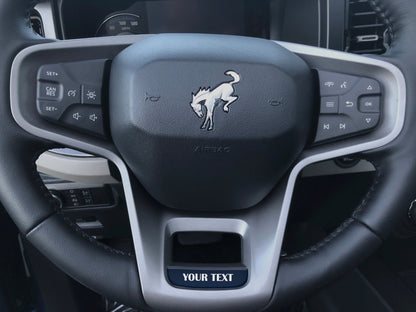 Steering Wheel Accent Overlay Fits 2021 - 2026 Ford Bronco - Speedlogix