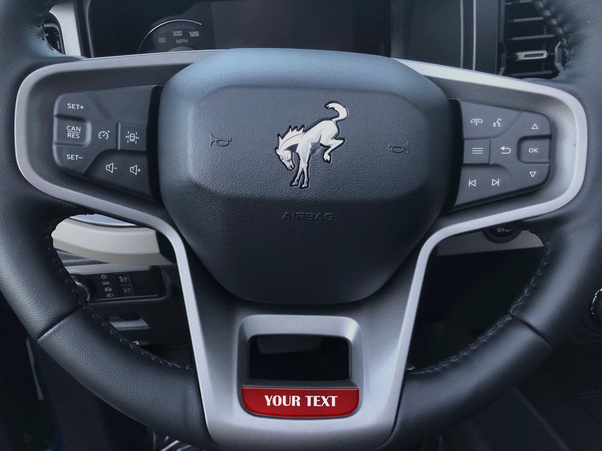 Steering Wheel Accent Overlay Fits 2021 - 2026 Ford Bronco - Speedlogix