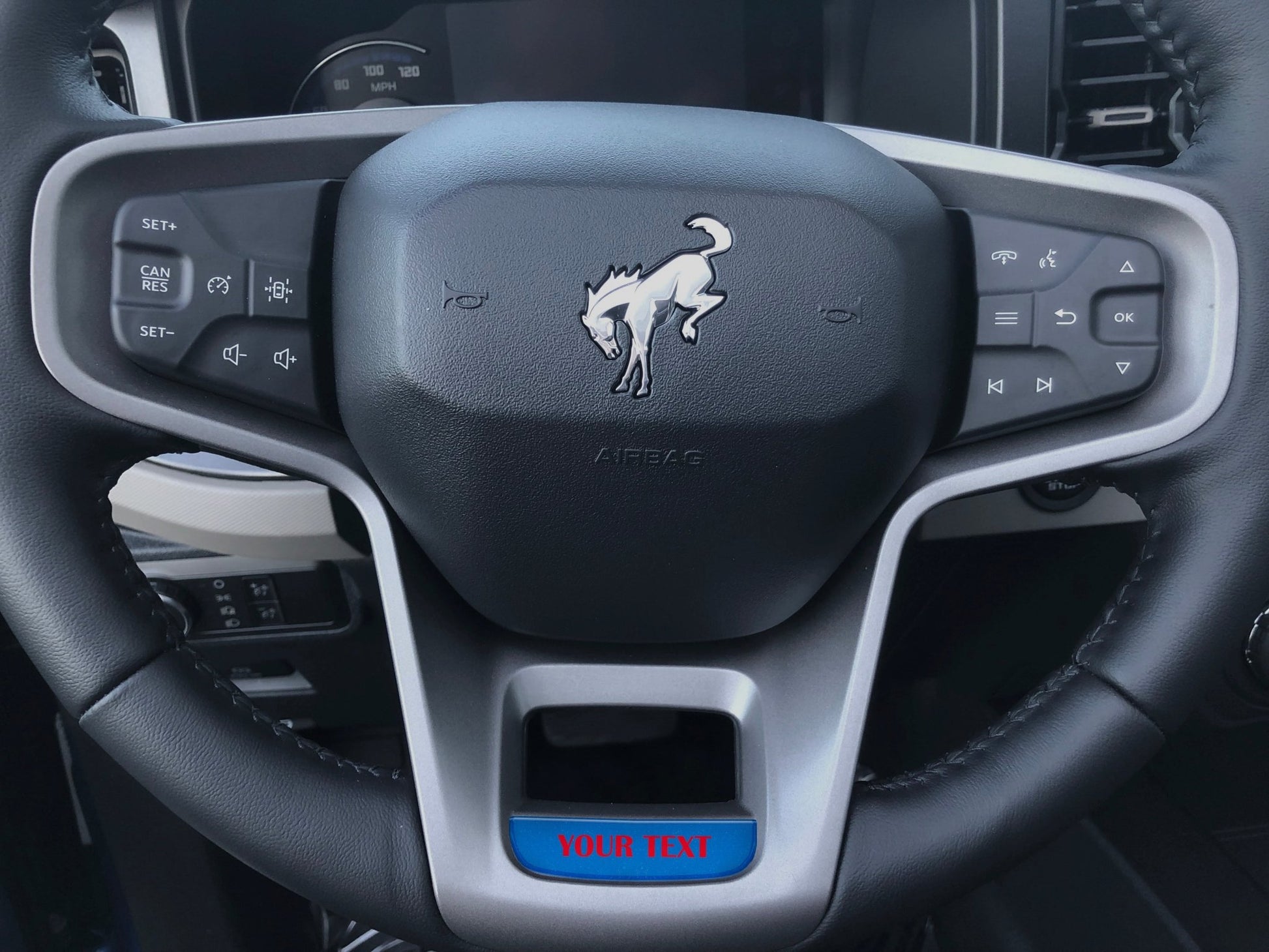Steering Wheel Accent Overlay Fits 2021 - 2026 Ford Bronco - Speedlogix