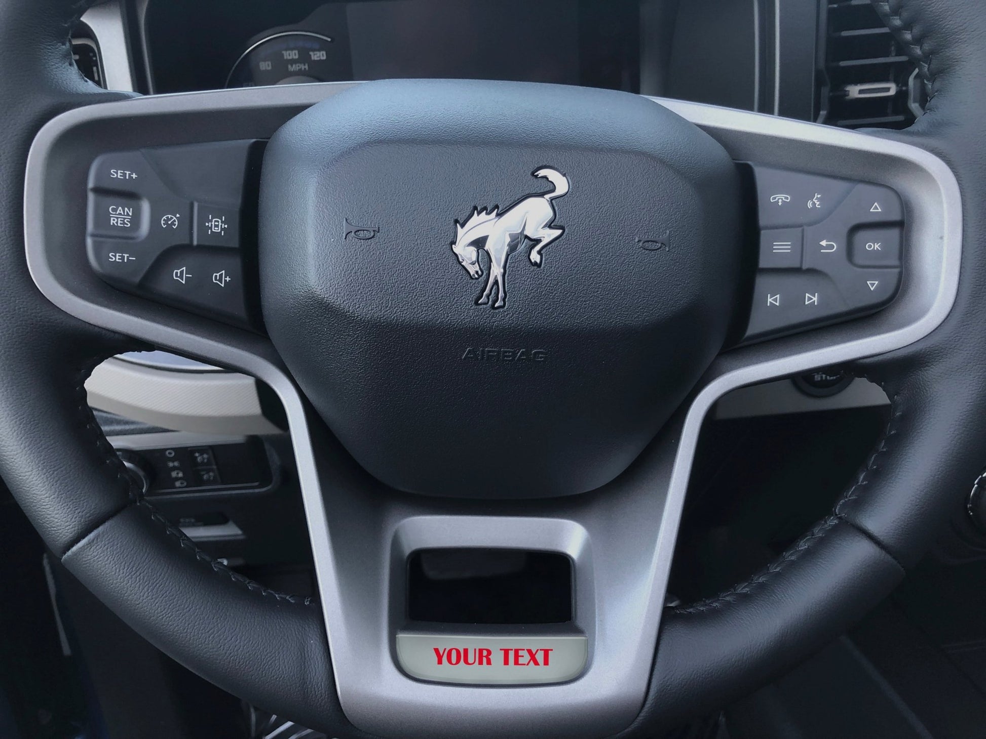 Steering Wheel Accent Overlay Fits 2021 - 2026 Ford Bronco - Speedlogix