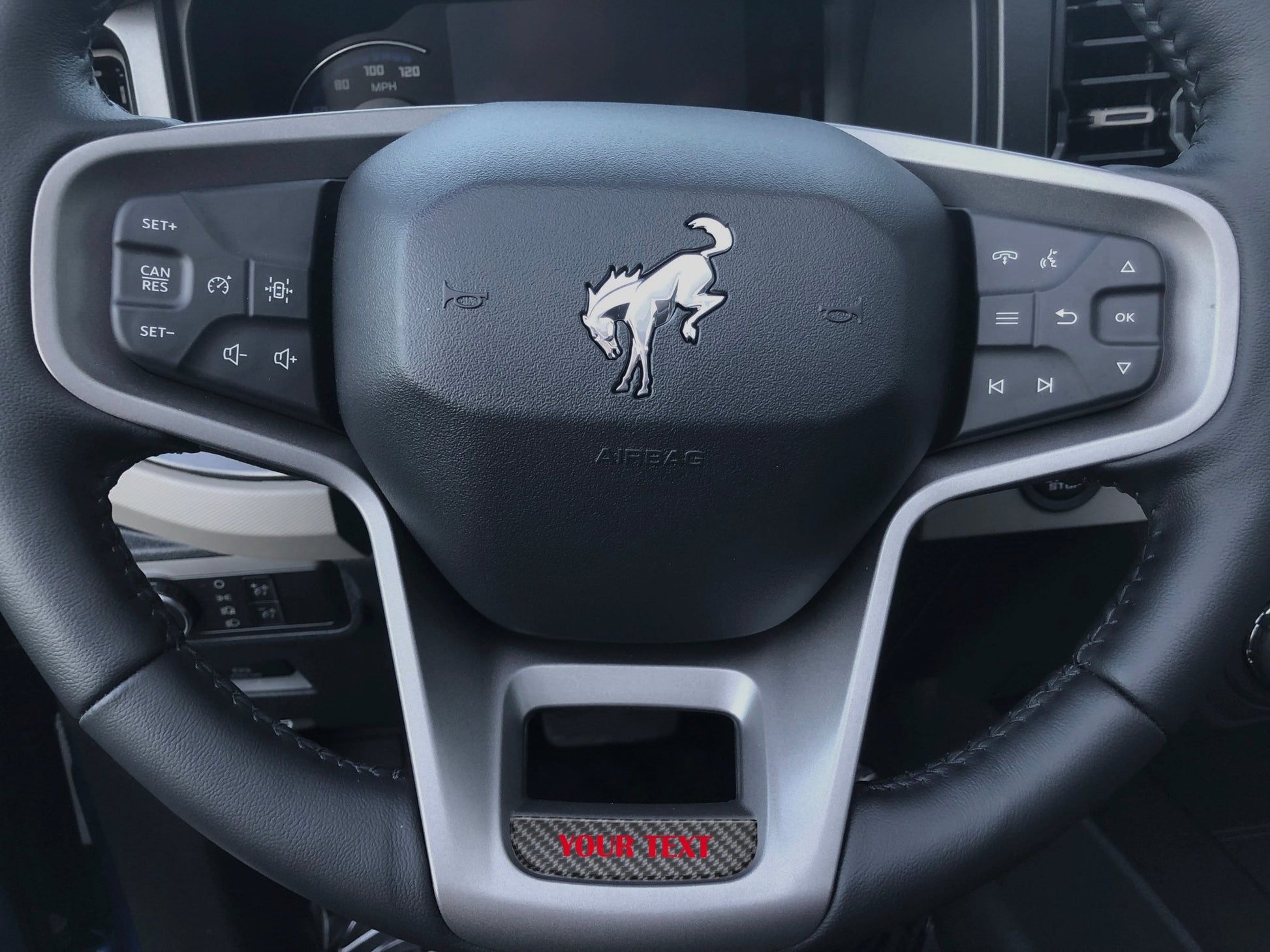 Steering Wheel Accent Overlay Fits 2021 - 2026 Ford Bronco - Speedlogix