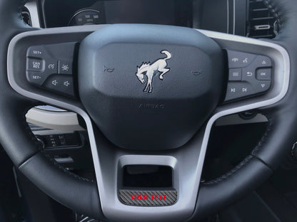 Steering Wheel Accent Overlay Fits 2021 - 2026 Ford Bronco - Speedlogix