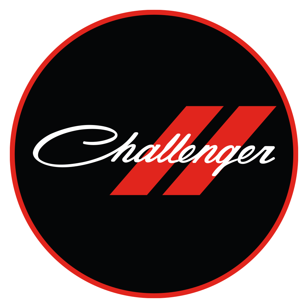 Sticker - Dodge Challenger - Round - Speedlogix