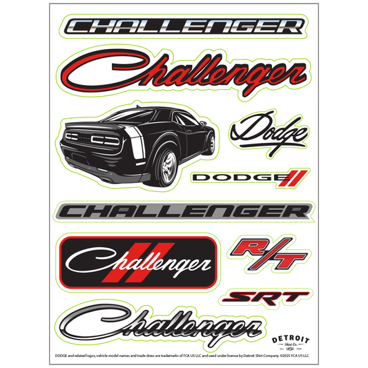 Sticker - Dodge Challenger - Sheet - Speedlogix