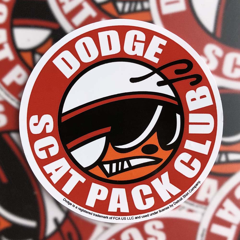 Sticker - Dodge Scat Pack Club - Speedlogix