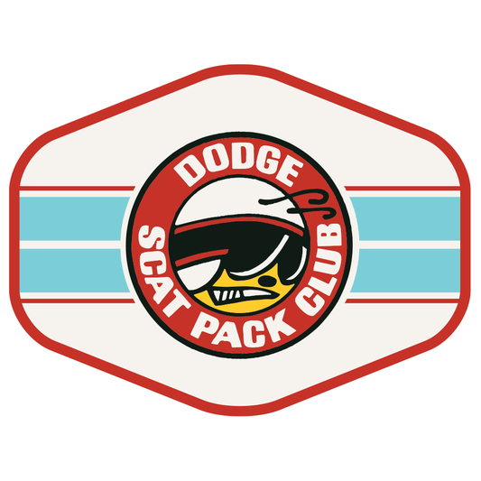 Sticker - Dodge Scat Pack Club Hex - Speedlogix