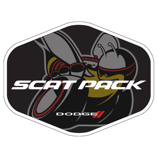 Sticker - Dodge Scat Pack Faded Hex - Speedlogix